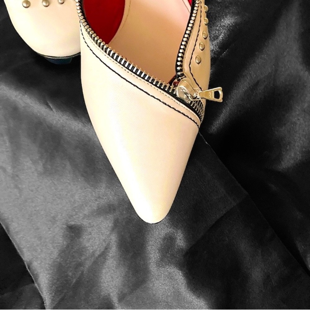 👠RARE Marc Jacobs THE ZIPPER FLAT ~ BNWT ~ Women’s Flats ~ Luxury ~ Holiday - Picture 5 of 16